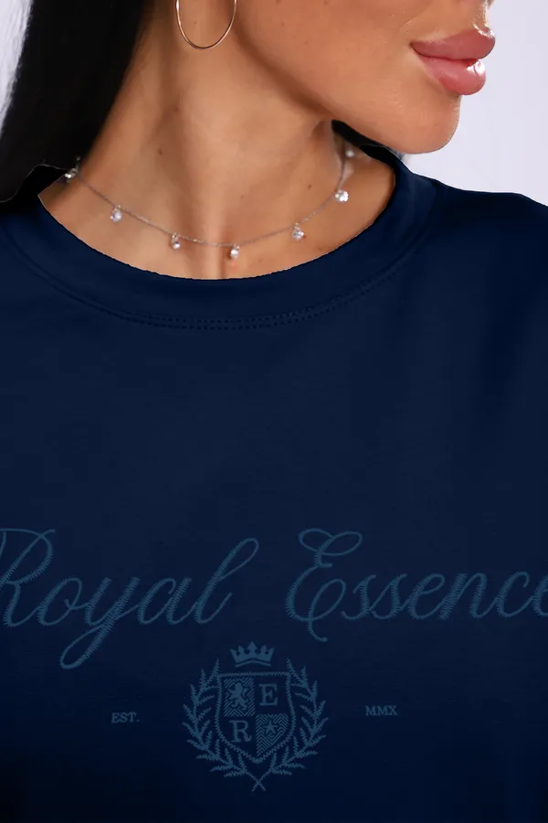 Лонгслив ЛЖ-013 НАТАЛИ, темно-синий - фото 2