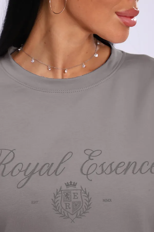 Лонгслив ЛЖ-013 НАТАЛИ, серо-бежевый - фото 2