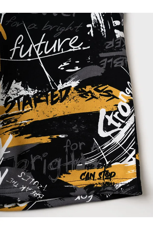 Шорты трикотажные для мальчиков PLAYTODAY, разноцветный - фото 2