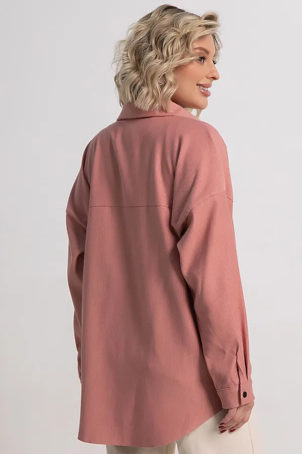 Рубашка Загадочная девушка LADY TAIGA, пыльная роза - фото 2