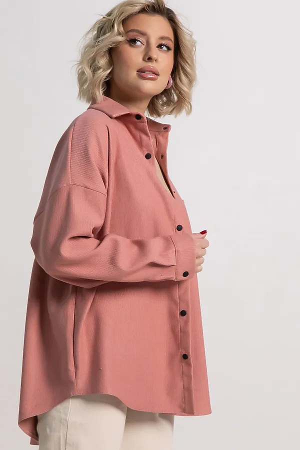 Рубашка Загадочная девушка LADY TAIGA, пыльная роза - фото 2