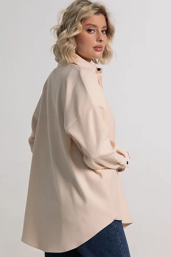 Рубашка Загадочная девушка LADY TAIGA, бежевая - фото 2