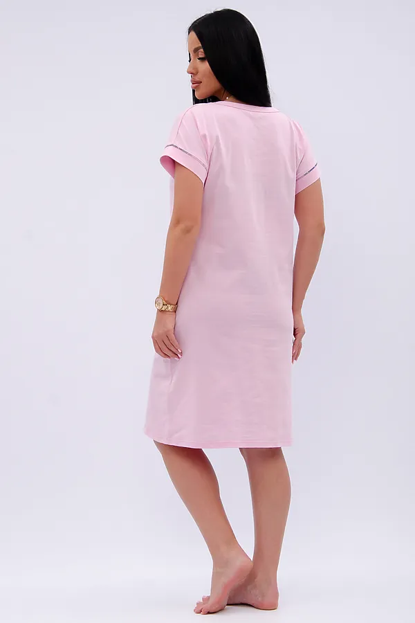 Сорочка Пионы НАТАЛИ, розовый - фото 2