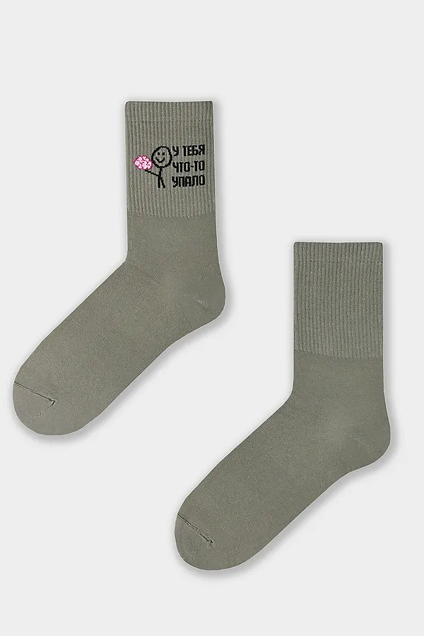 Носки MARK FORMELLE, оливка - фото 2