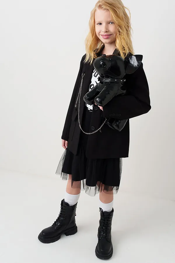 Сумка для девочек PLAYTODAY, черный - фото 2