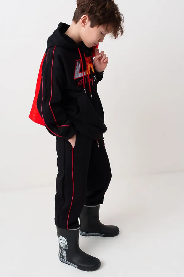 Сапоги резиновые для мальчиков PLAYTODAY, черный - фото 2