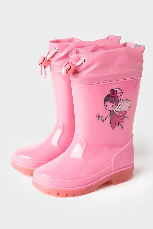 Сапоги резиновые для девочек PLAYTODAY, розовый - фото 2