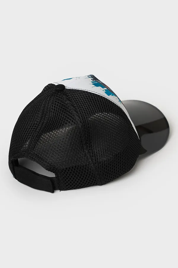 Кепка текстильная для мальчиков PLAYTODAY, черный,белый - фото 2