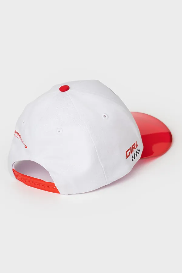 Кепка текстильная для девочек PLAYTODAY, белый - фото 2