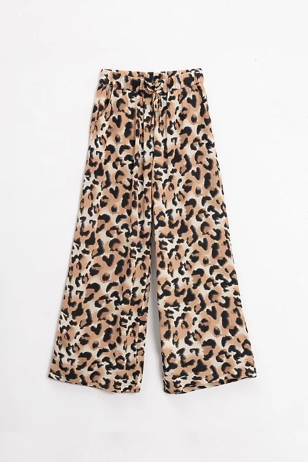 Брюки ACOOLA, леопардовый принт - фото 2