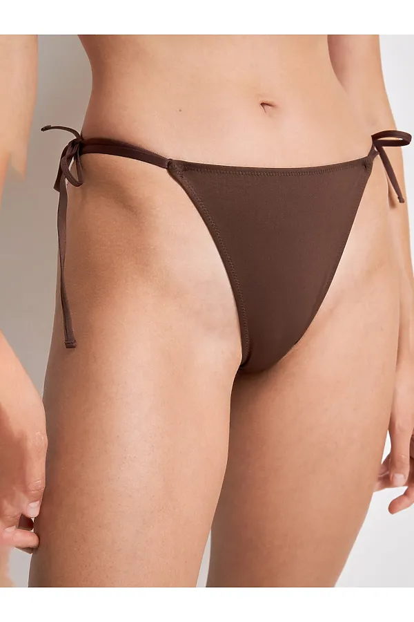 Трусы купальные стринги-бразилиано INFINITY, шоколадный - фото 2