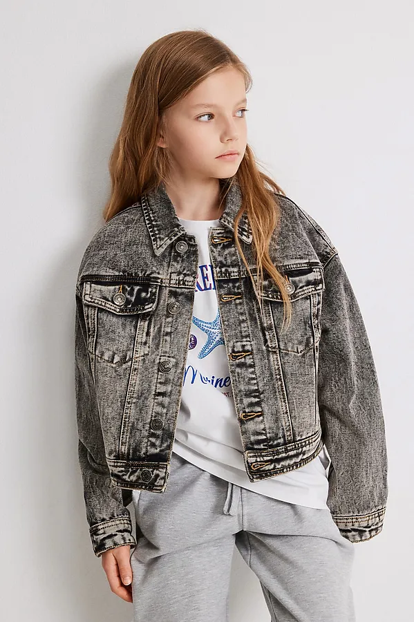 Куртка джинсовая ACOOLA, черный - фото 2