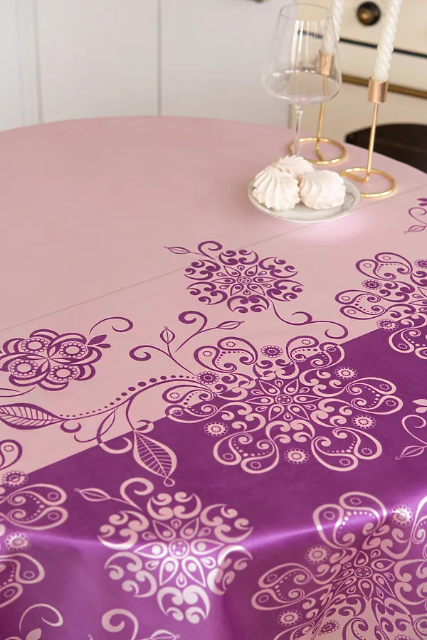 Розовый фламинго Скатерть НАТАЛИ, в ассортименте - фото 2