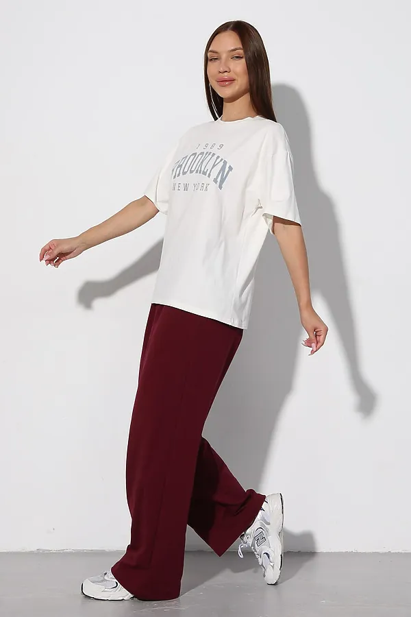 Брюки Б-02 НАТАЛИ, бордовый - фото 2