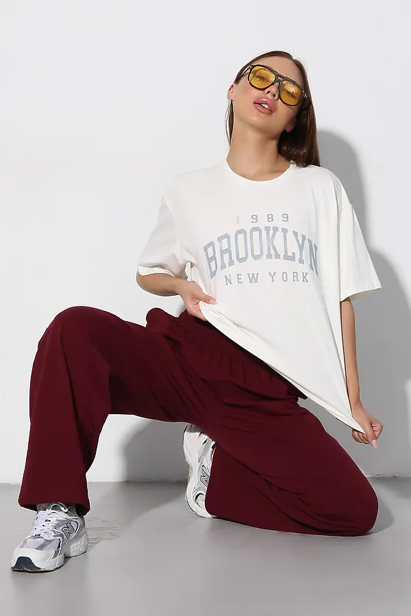 Брюки Б-02 НАТАЛИ, бордовый - фото 2