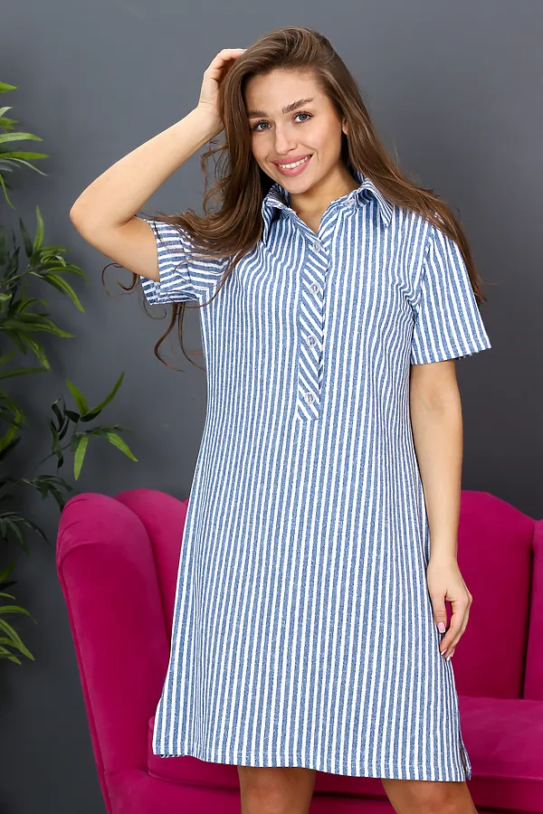 Платье ПЛ-01 НАТАЛИ, голубой - фото 2