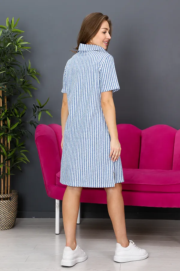 Платье ПЛ-01 НАТАЛИ, голубой - фото 2