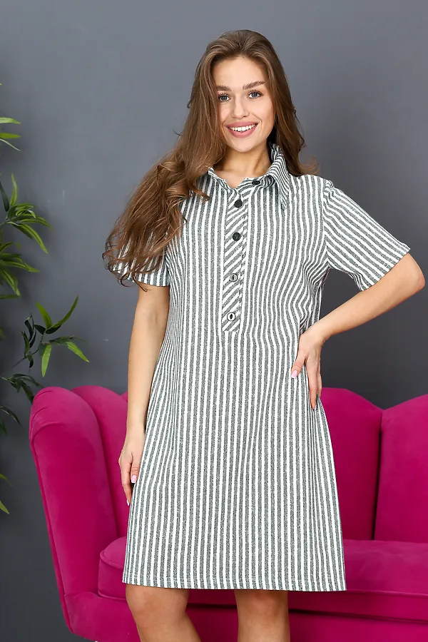 Платье ПЛ-01 НАТАЛИ, оливковый - фото 2