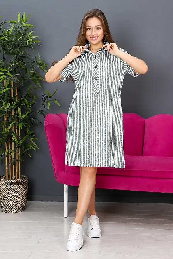 Платье ПЛ-01 НАТАЛИ, оливковый - фото 2