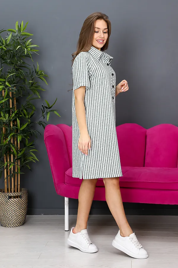 Платье ПЛ-01 НАТАЛИ, оливковый - фото 2