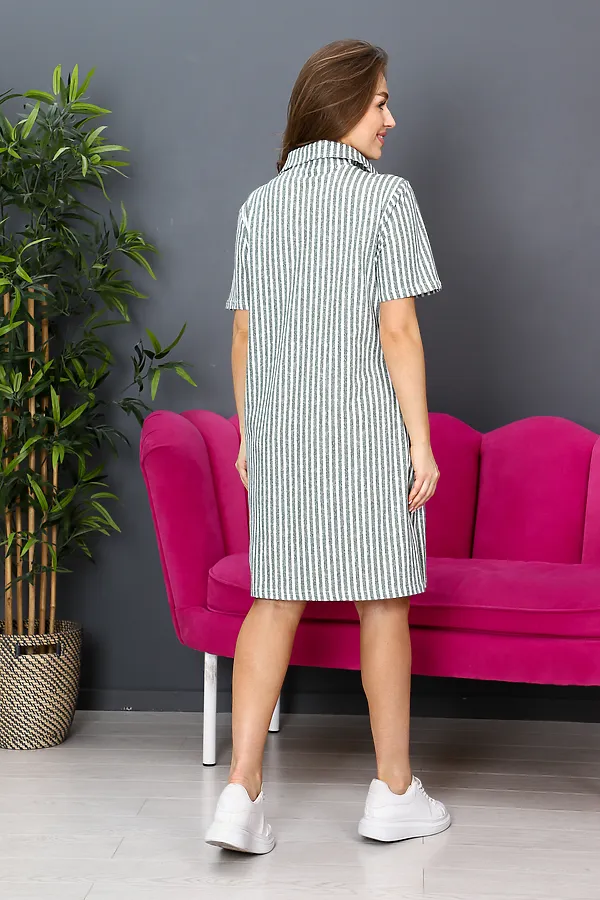 Платье ПЛ-01 НАТАЛИ, оливковый - фото 2