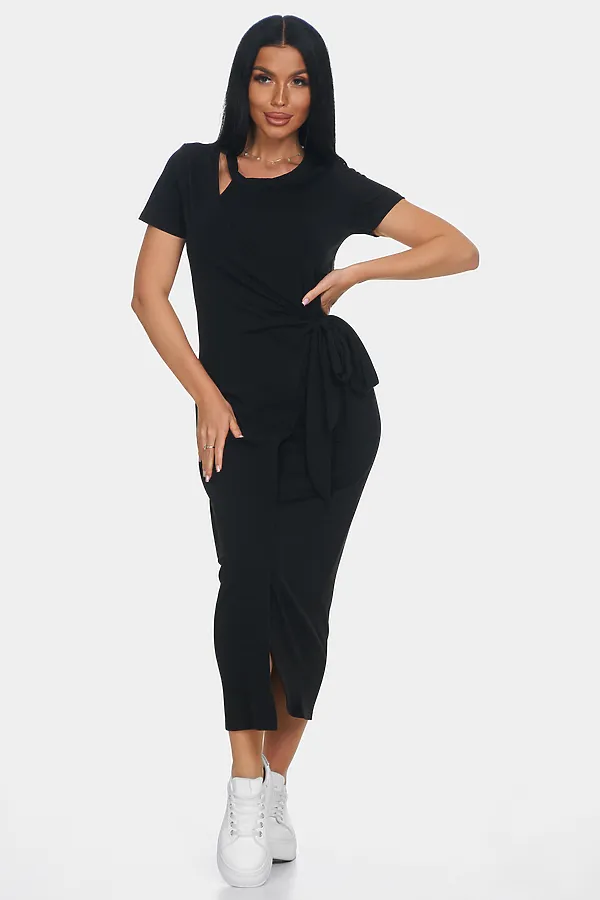 Платье Мила НАТАЛИ, черный - фото 2
