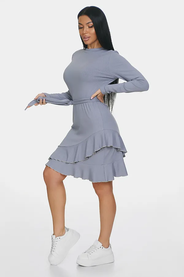 Платье Николь НАТАЛИ, серый - фото 2