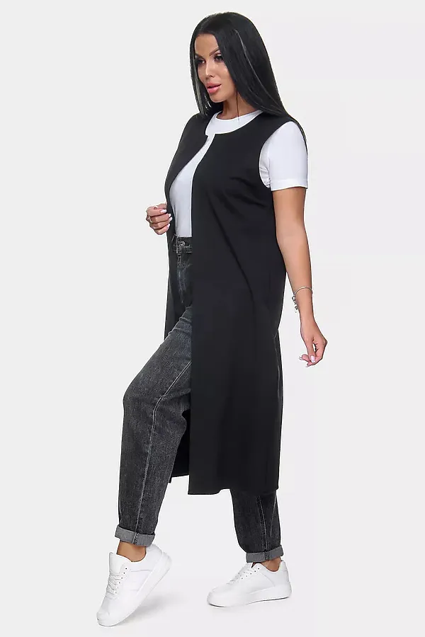 Жилет Стиль НАТАЛИ, черный - фото 2