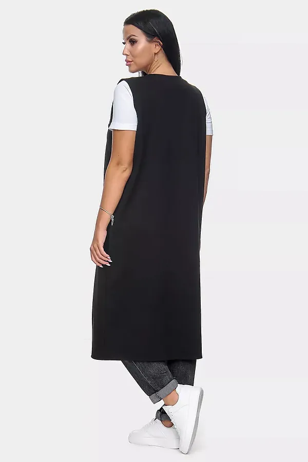 Жилет Стиль НАТАЛИ, черный - фото 2