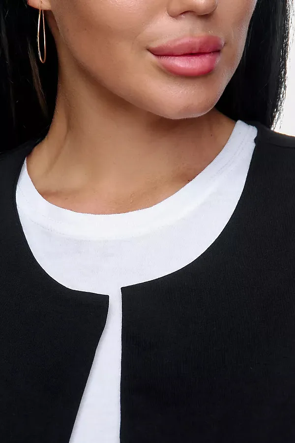 Жилет Стиль НАТАЛИ, черный - фото 2