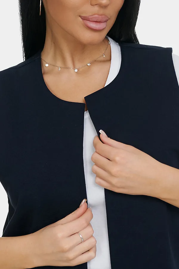 Жилет Стиль НАТАЛИ, индиго - фото 2