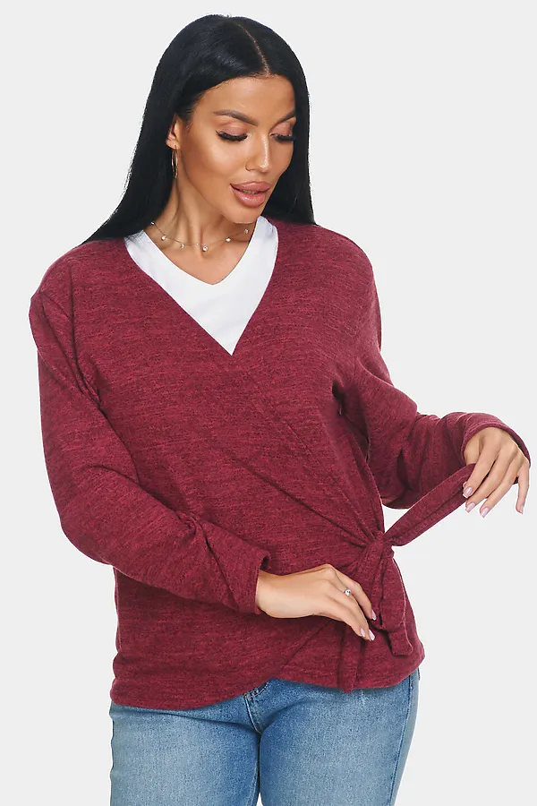 Джемпер Эмма НАТАЛИ, бордовый - фото 2