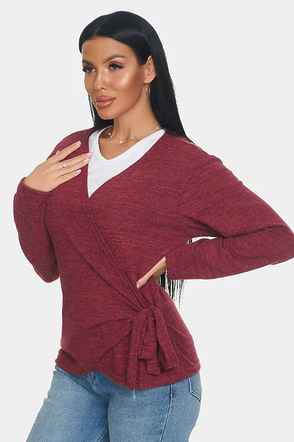 Джемпер Эмма НАТАЛИ, бордовый - фото 2