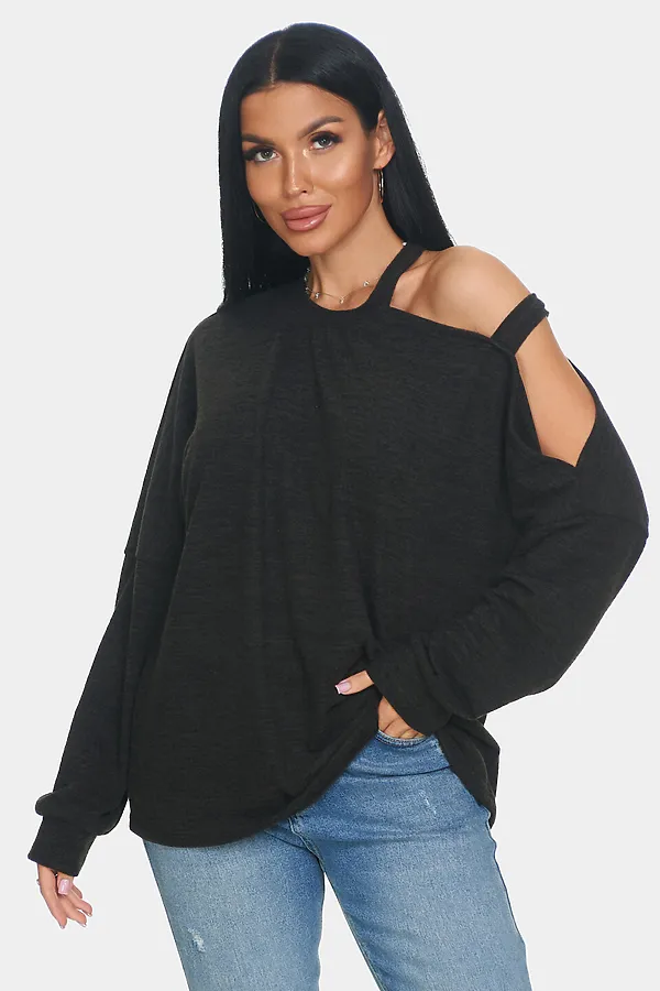 Джемпер Пэрис НАТАЛИ, черный - фото 2