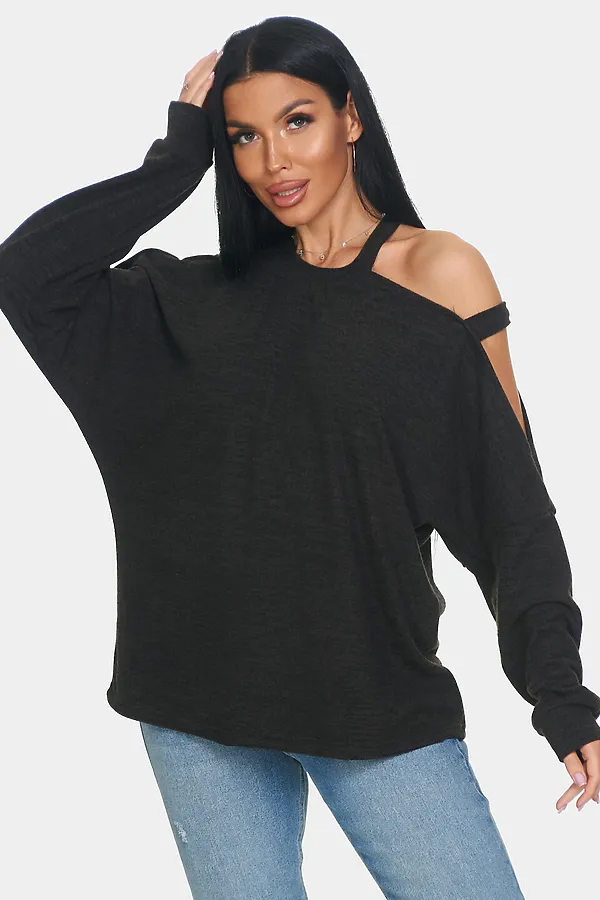 Джемпер Пэрис НАТАЛИ, черный - фото 2