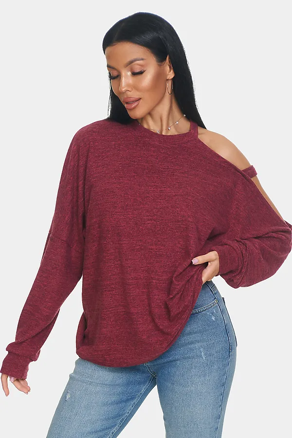 Джемпер Пэрис НАТАЛИ, бордовый - фото 2