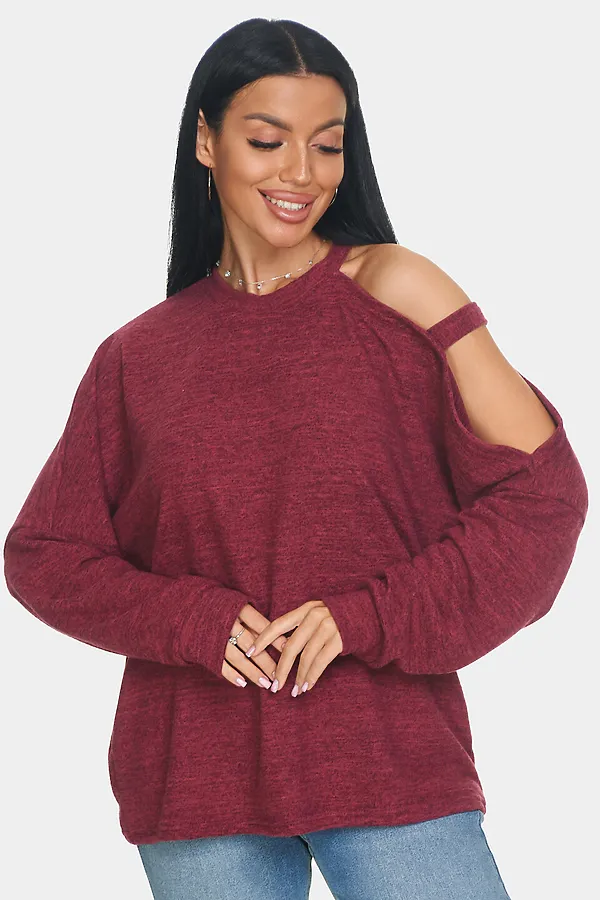 Джемпер Пэрис НАТАЛИ, бордовый - фото 2