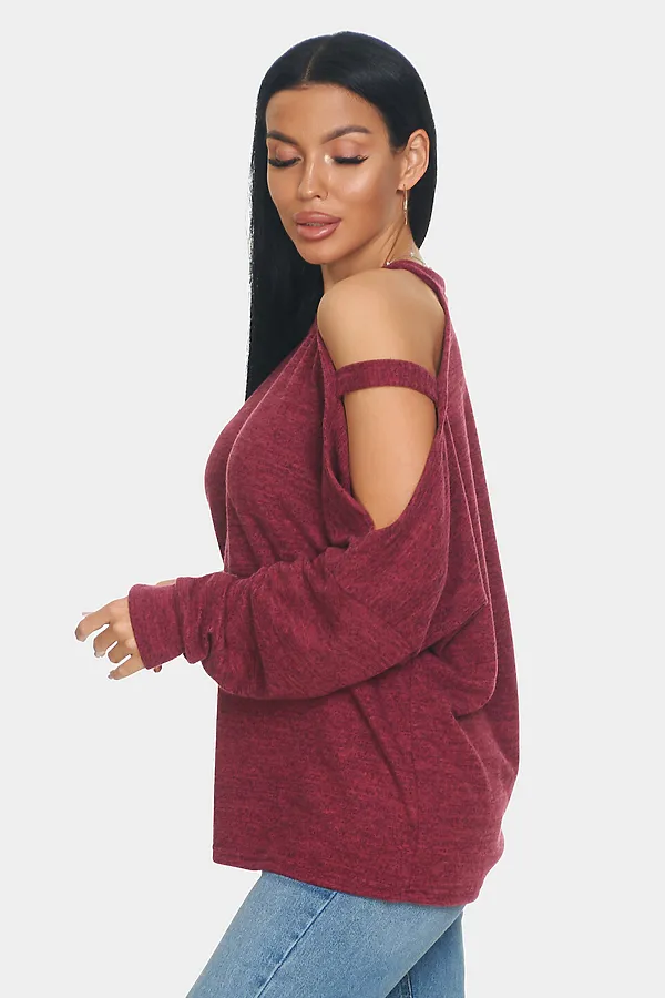 Джемпер Пэрис НАТАЛИ, бордовый - фото 2