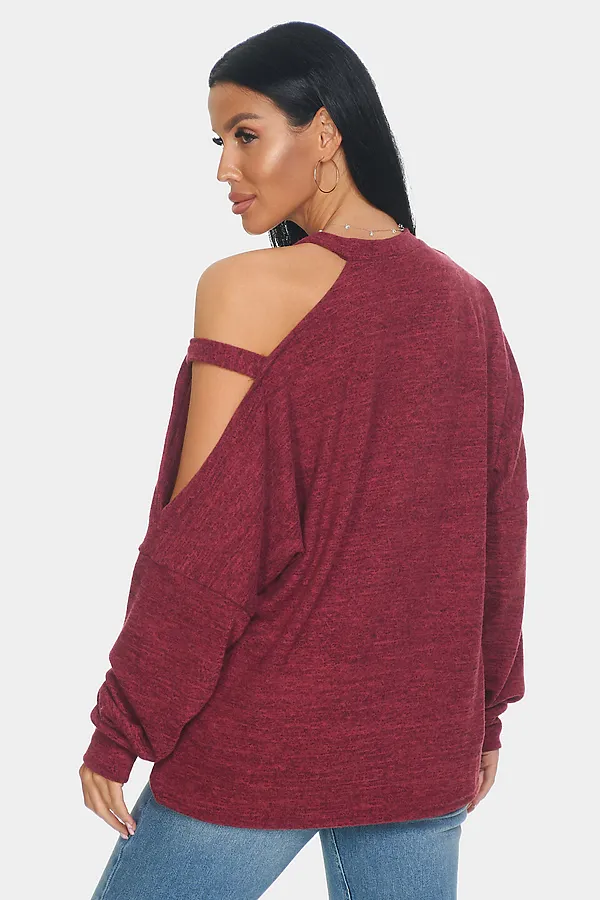 Джемпер Пэрис НАТАЛИ, бордовый - фото 2