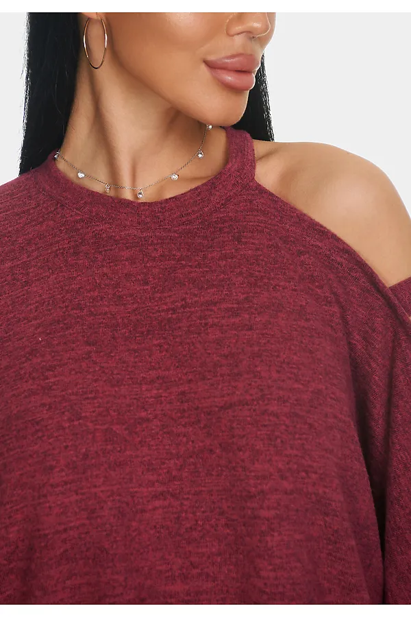 Джемпер Пэрис НАТАЛИ, бордовый - фото 2