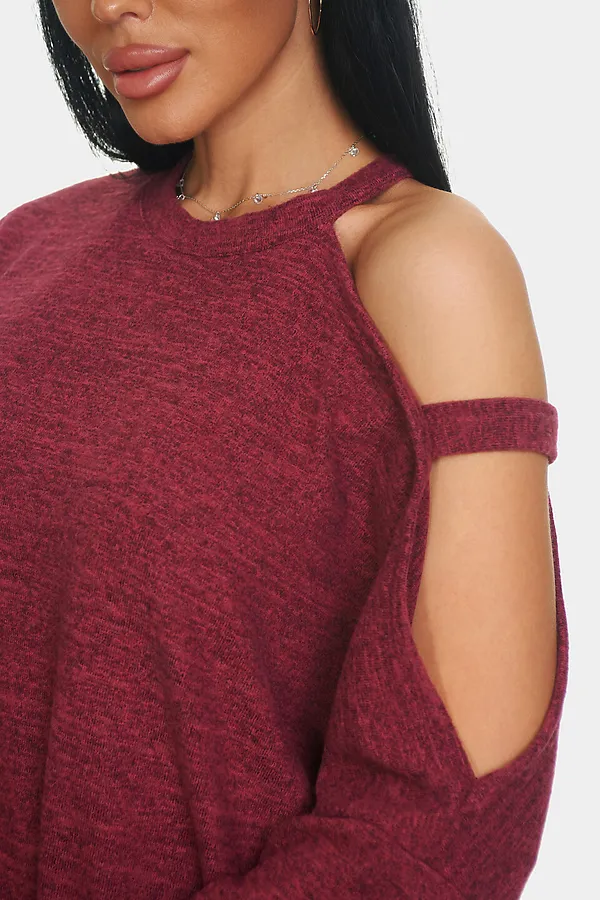 Джемпер Пэрис НАТАЛИ, бордовый - фото 2