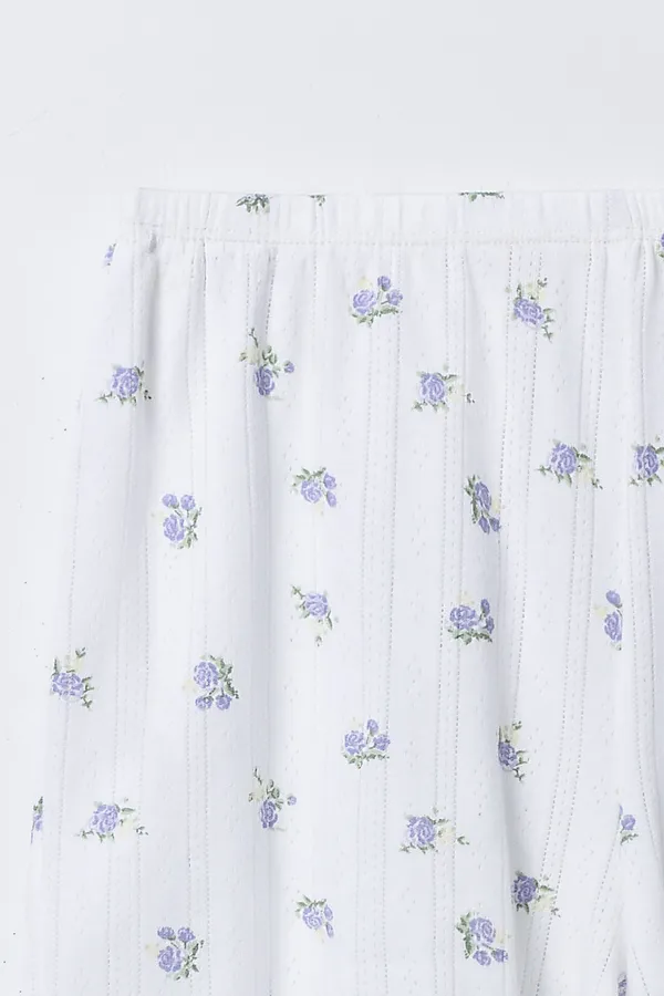 Комплект женский (джемпер, шорты) MARK FORMELLE, цветы на белом1 - фото 2