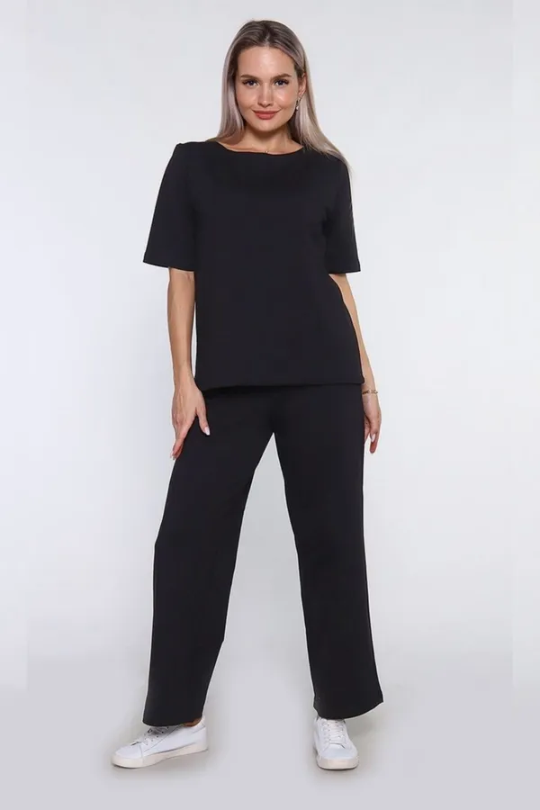 Костюм с брюками 650 НАТАЛИ, черный - фото 2