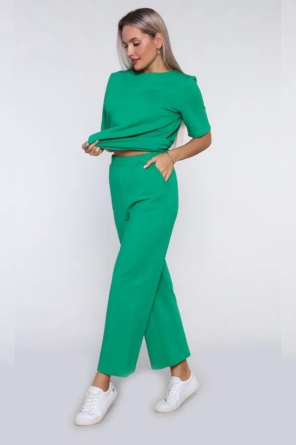 Костюм с брюками 650 НАТАЛИ, зеленый - фото 2