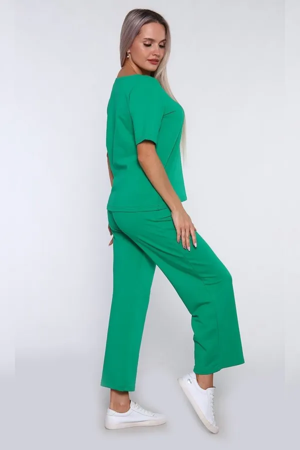 Костюм с брюками 650 НАТАЛИ, зеленый - фото 2