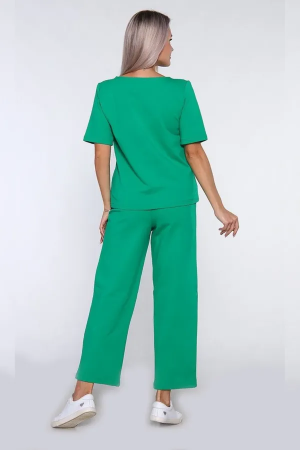 Костюм с брюками 650 НАТАЛИ, зеленый - фото 2