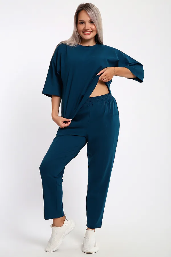 Костюм с брюками 653 НАТАЛИ, волна - фото 2