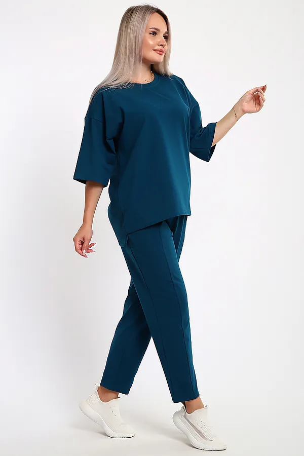 Костюм с брюками 653 НАТАЛИ, волна - фото 2