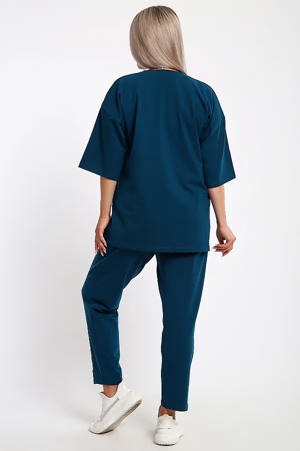 Костюм с брюками 653 НАТАЛИ, волна - фото 2