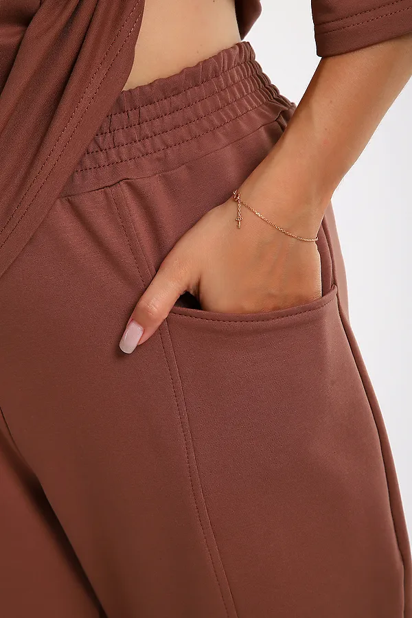 Костюм с брюками 651 НАТАЛИ, шоколадный - фото 2